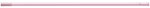 Карниз для штор ванных комнат, прямой, розовый, RIA0202